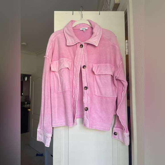 Fate Jackets & Coats Vici Collection Pink Jacket Poshmark